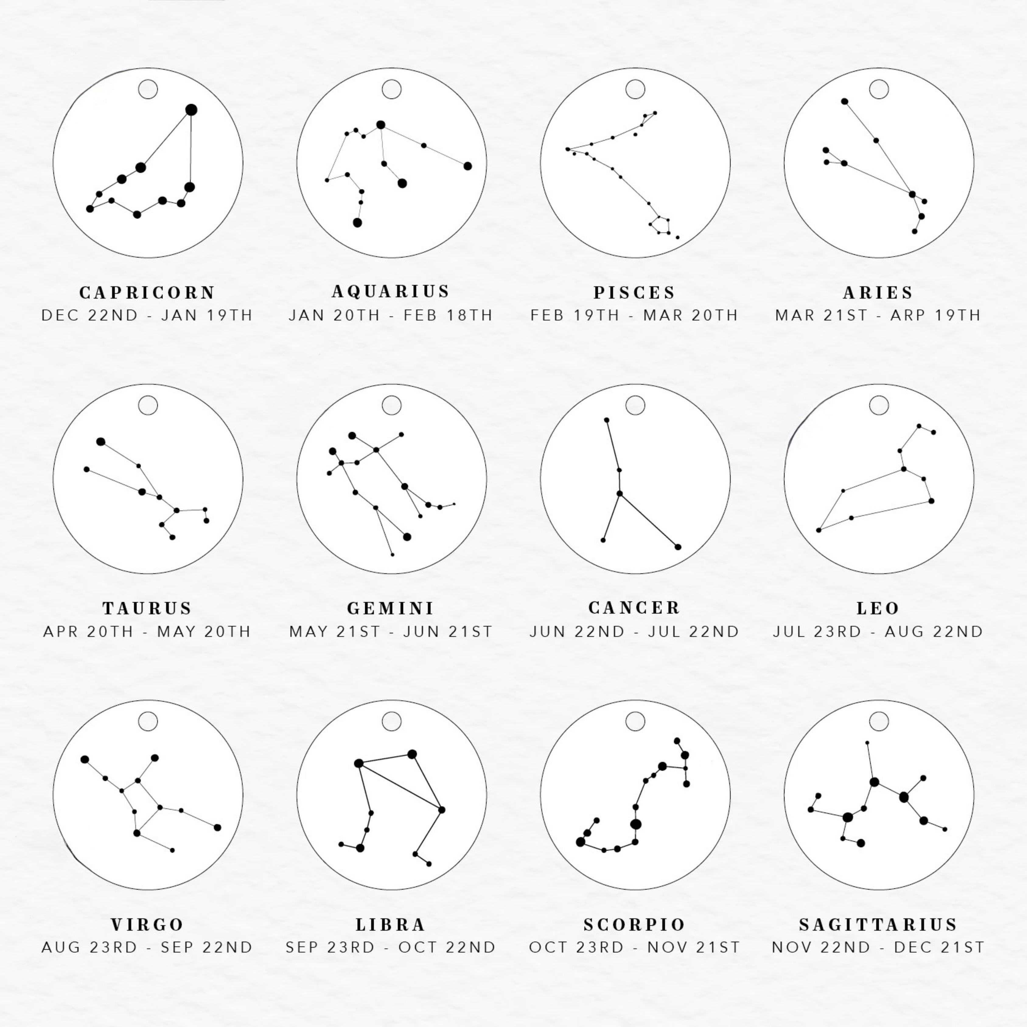 ZODIAC | naszyjnik z grawerem